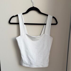 Abercrombie & Fitch White Tank Top